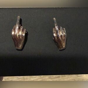 Middle Finger Earrings